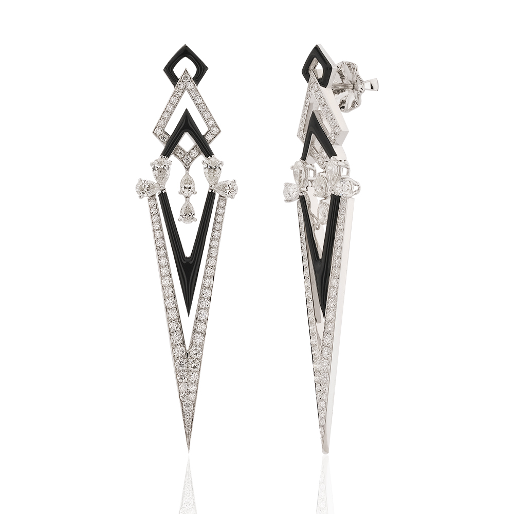 4,23 Ct. Diamond Design Earring